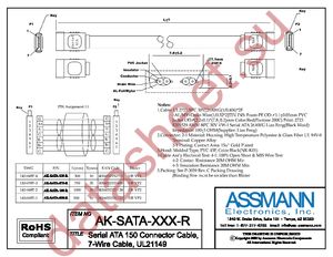 AK-SATA-075-R datasheet  